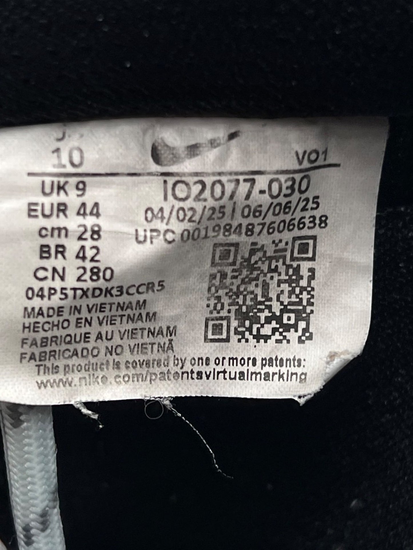 Nike Air Force 1 Low — buty sportowe męskie w bardzo dobrym stanie rozmiar 44, opcjonalne zdjęcie 1