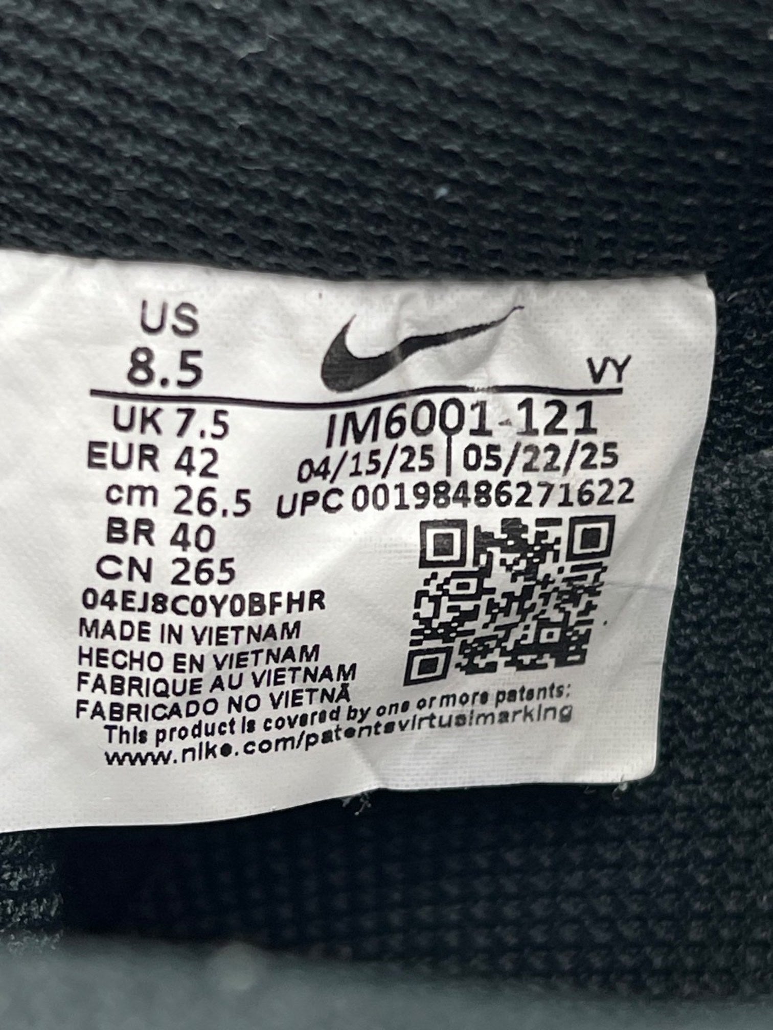 Nike Air Force 1 Low White Cordura — buty sportowe męskie w bardzo dobrym stanie rozmiar 42, opcjonalne zdjęcie 1