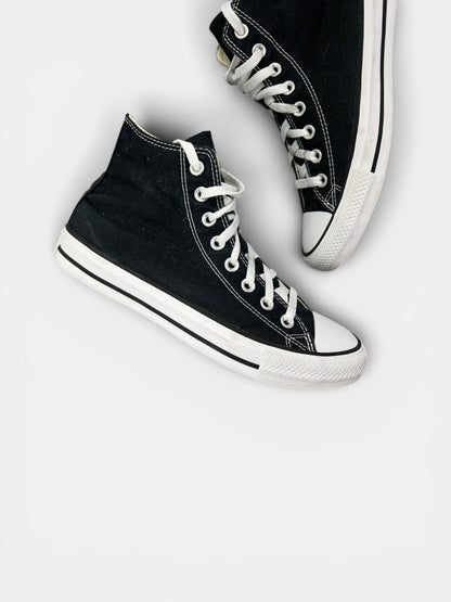 Converse Chuck Taylor All Star Hi — buty sportowe damskie w bardzo dobrym stanie rozmiar 40, zewnętrzny panel prawego buta