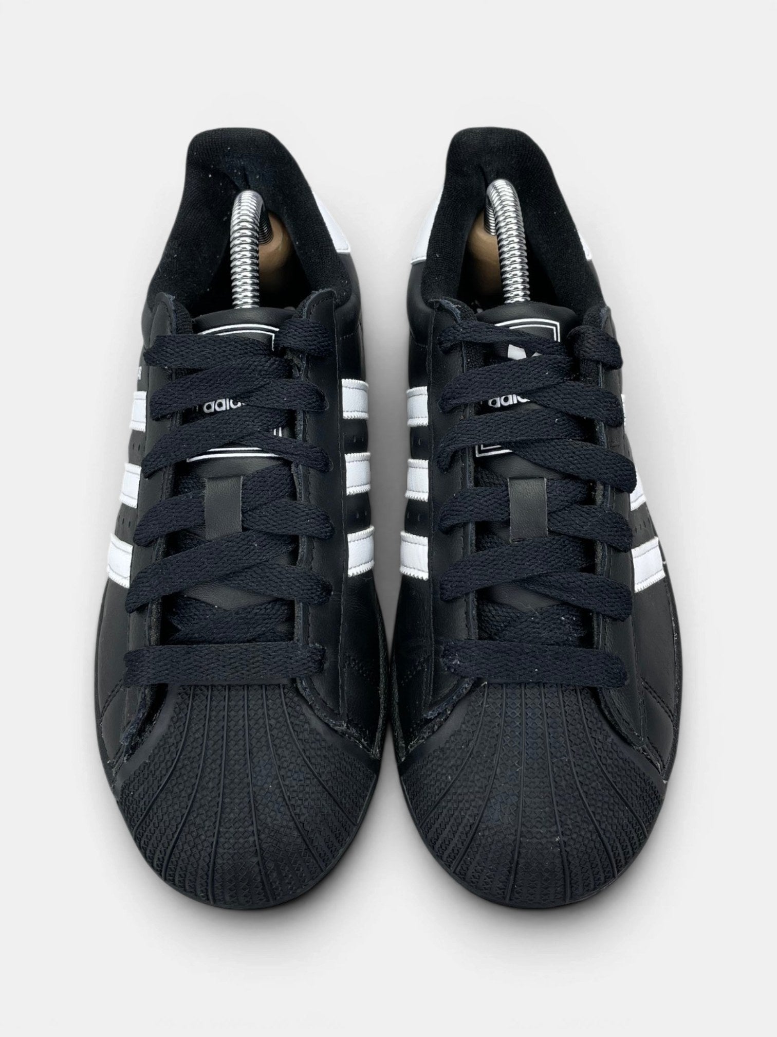 Adidas Superstar II — buty sportowe damskie w bardzo dobrym stanie rozmiar 37 1/3, widok z góry