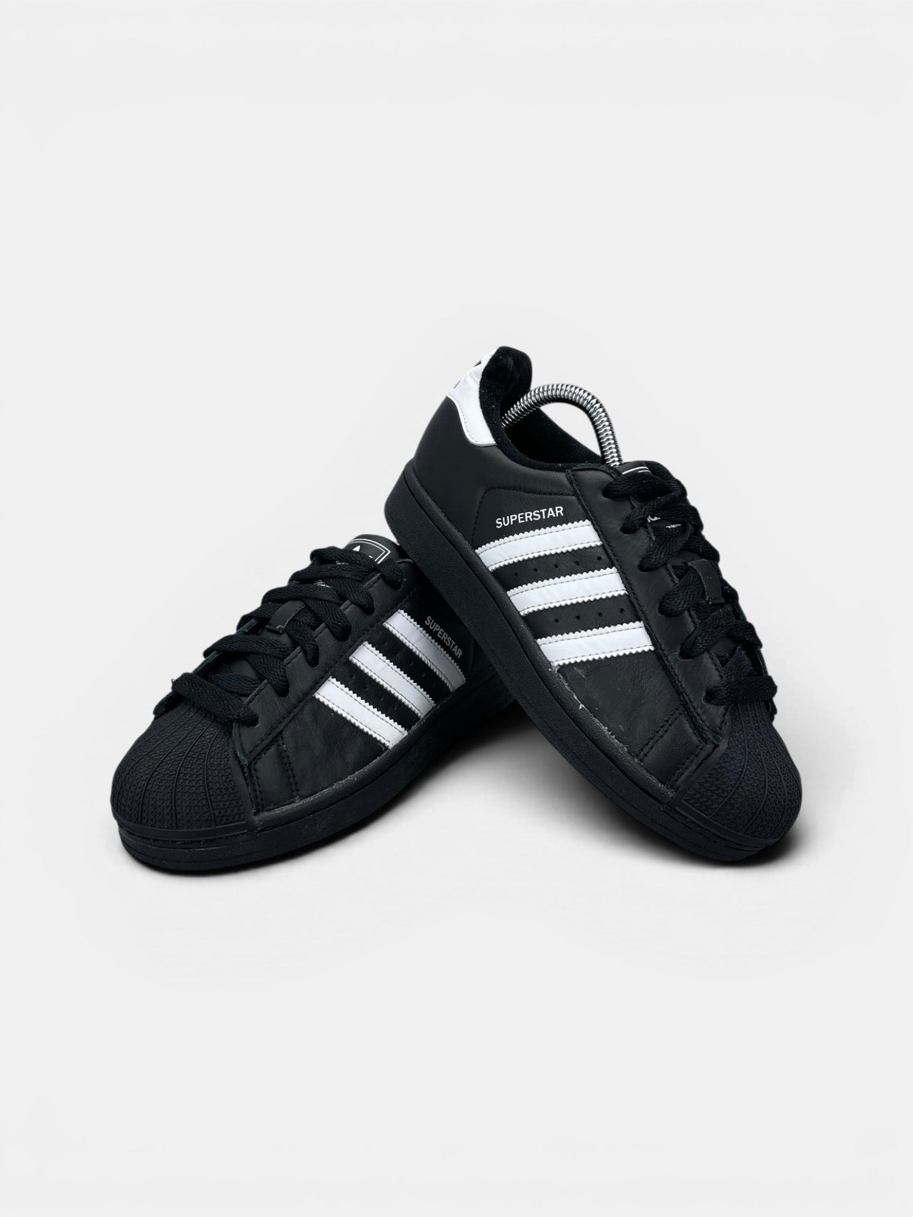 Adidas Superstar II Black White — buty sportowe damskie w bardzo dobrym stanie rozmiar 36, boczny profil