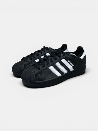 Adidas Superstar II Black White — buty sportowe męskie w bardzo dobrym stanie rozmiar 41 1/3, widok z boku
