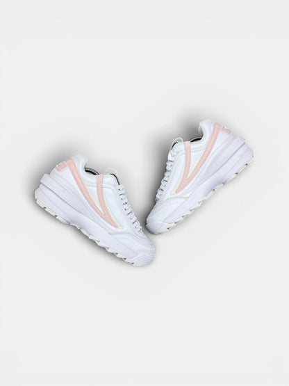 Fila Disruptor — buty sportowe damskie w bardzo dobrym stanie rozmiar 39, widok z góry na wewnętrzną stronę butów