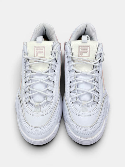 Fila Disruptor — buty sportowe damskie w bardzo dobrym stanie rozmiar 39, widok z góry
