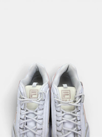 Fila Disruptor — buty sportowe damskie w bardzo dobrym stanie rozmiar 39, zapiętki butów