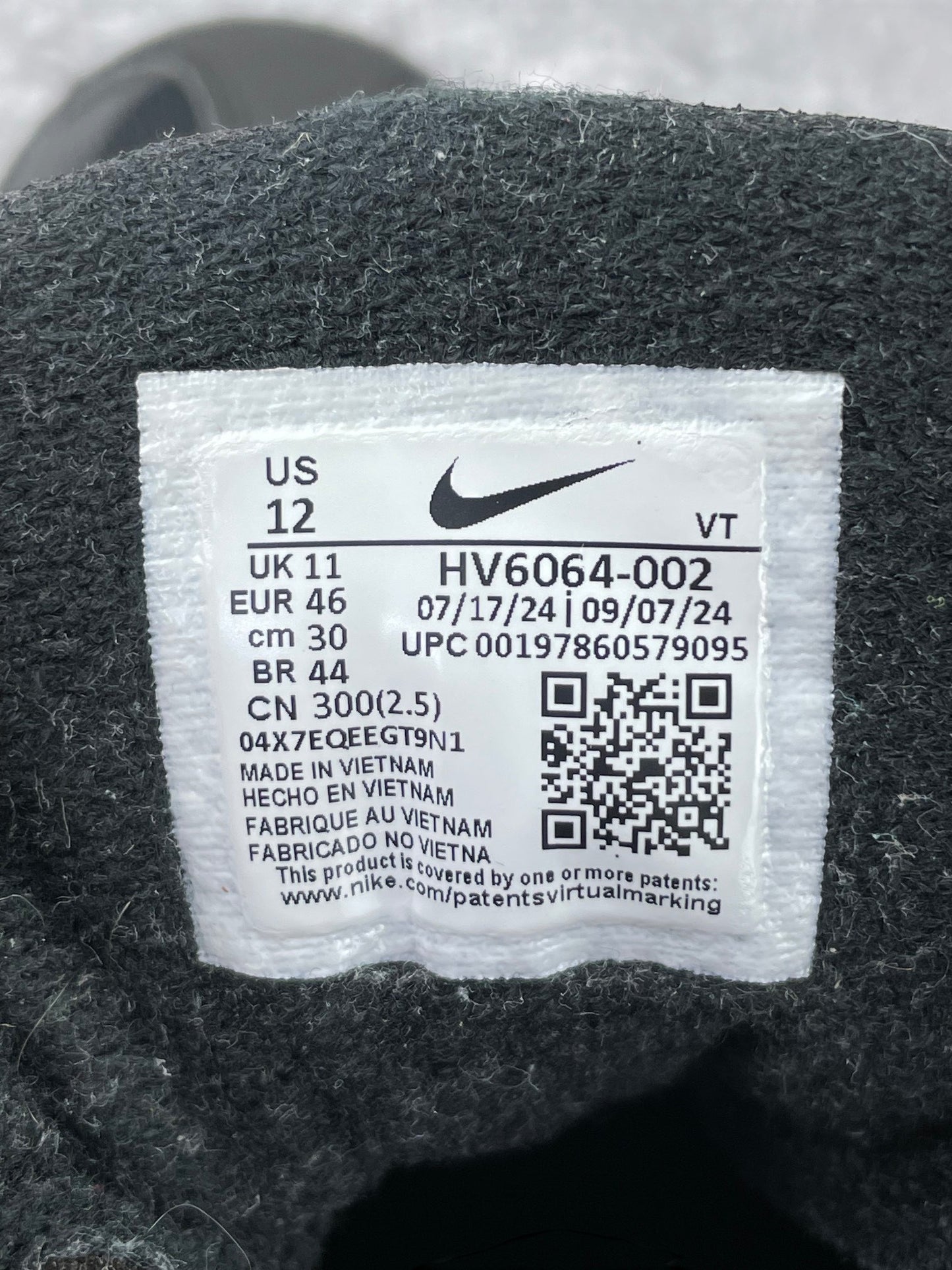 Nike Air Max 95 Ultra “Black / Grey” Ultra Black Grey — buty sportowe męskie w bardzo dobrym stanie rozmiar 46, opcjonalne zdjęcie 2