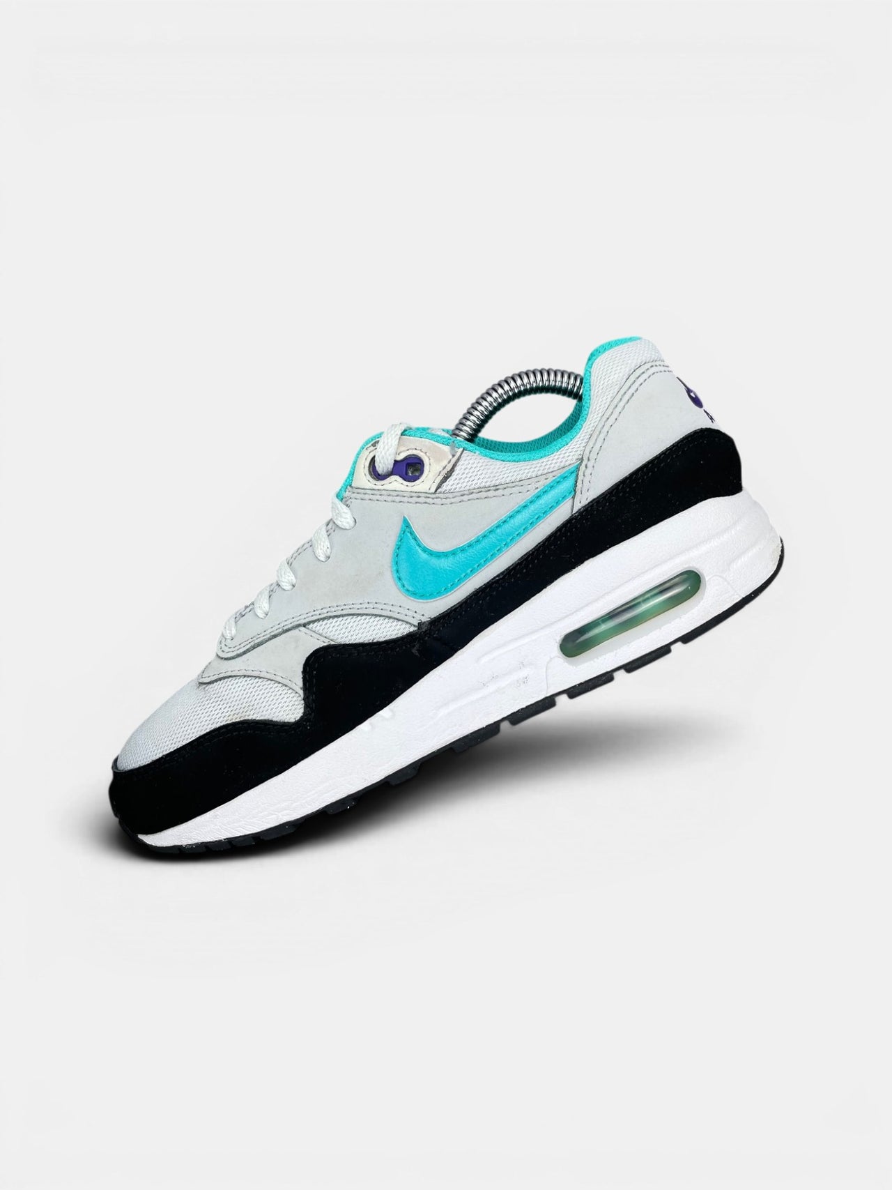 Nike Air Max 1 Tropical Twist — buty sportowe damskie w bardzo dobrym stanie rozmiar 38.5, zewnętrzny panel lewego buta