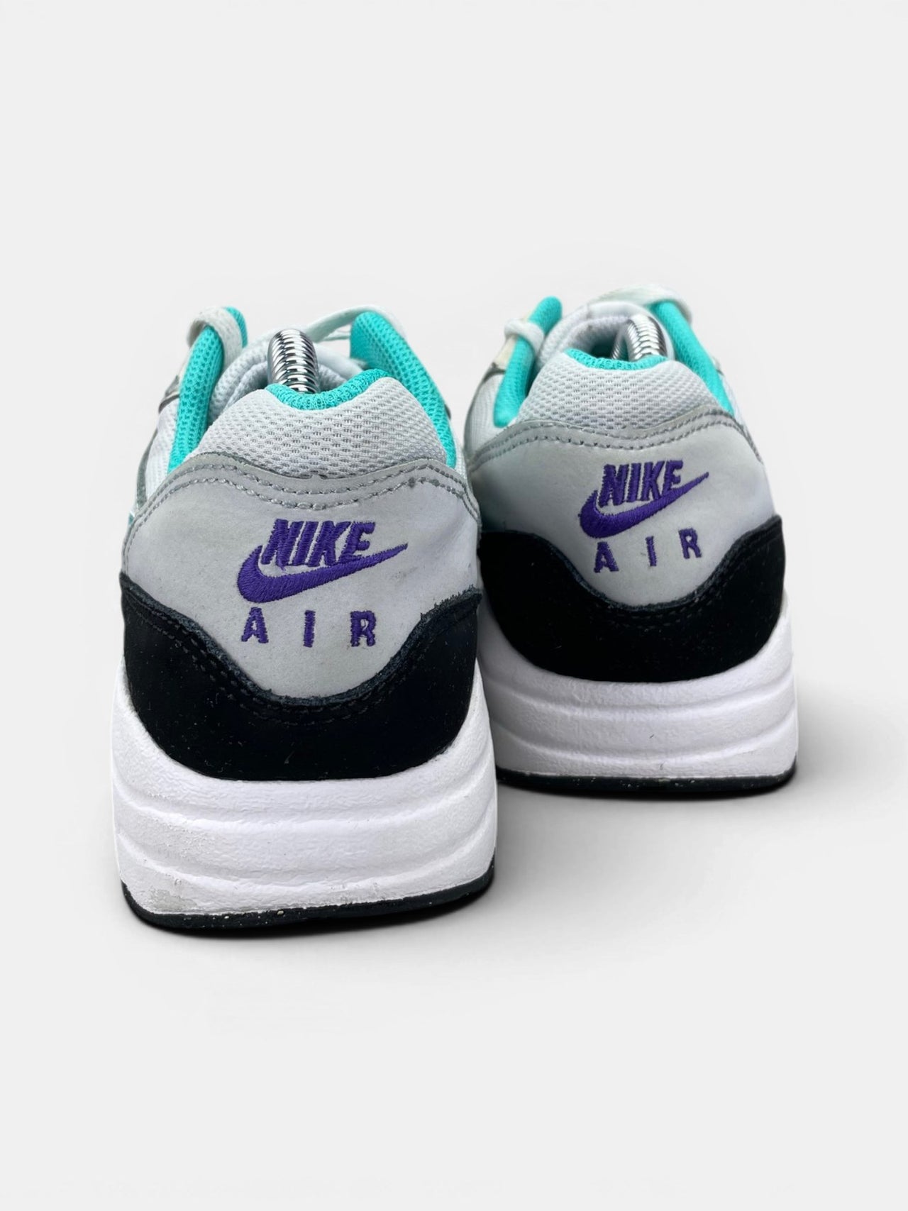 Nike Air Max 1 Tropical Twist — buty sportowe damskie w bardzo dobrym stanie rozmiar 38.5, widok z tyłu