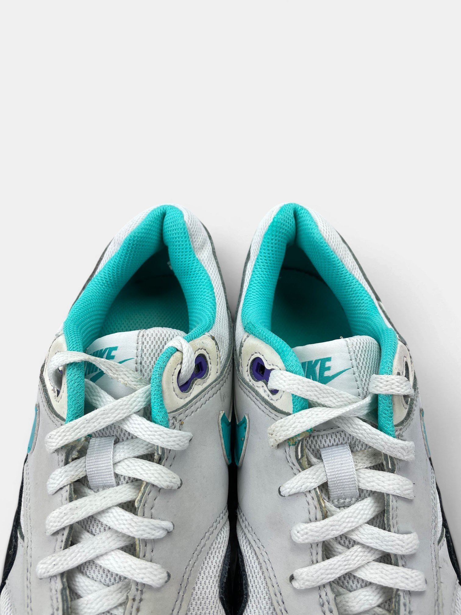 Nike Air Max 1 Tropical Twist — buty sportowe damskie w bardzo dobrym stanie rozmiar 38.5, zapiętki butów