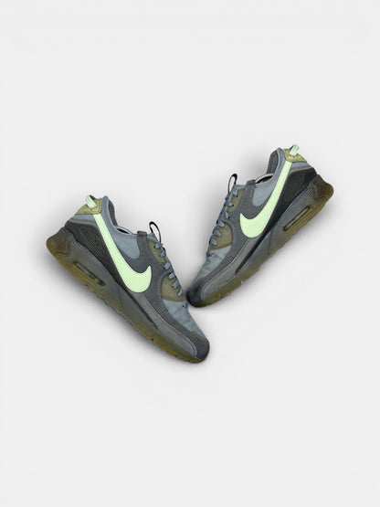 Nike Air Max Terrascape 90 Cool Grey Honeydew — buty sportowe męskie w bardzo dobrym stanie rozmiar 45.5, widok z góry na wewnętrzną stronę butów