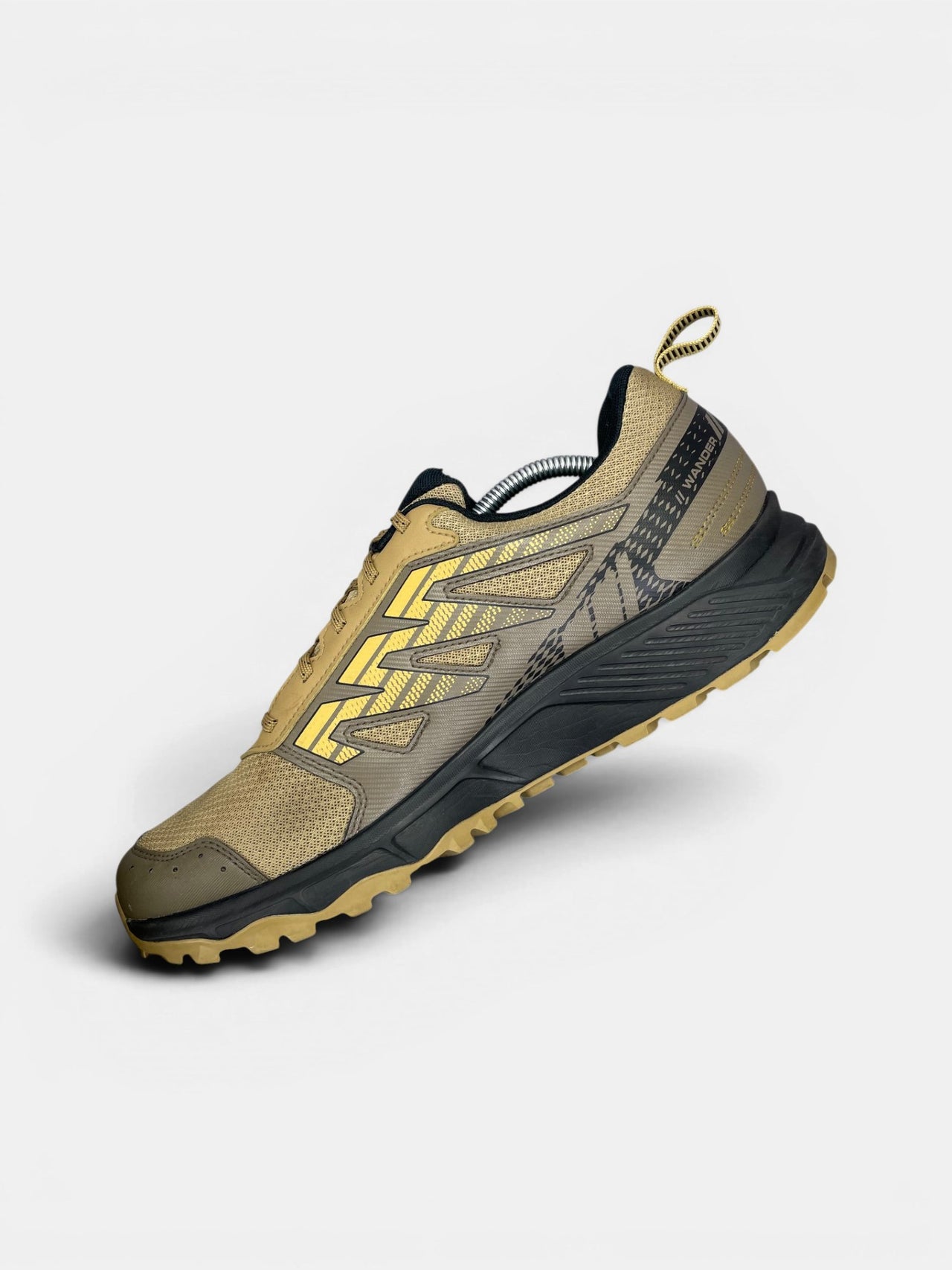 Salomon Wander GTX — buty sportowe męskie w bardzo dobrym stanie rozmiar 46, wewnętrzny panel prawego buta