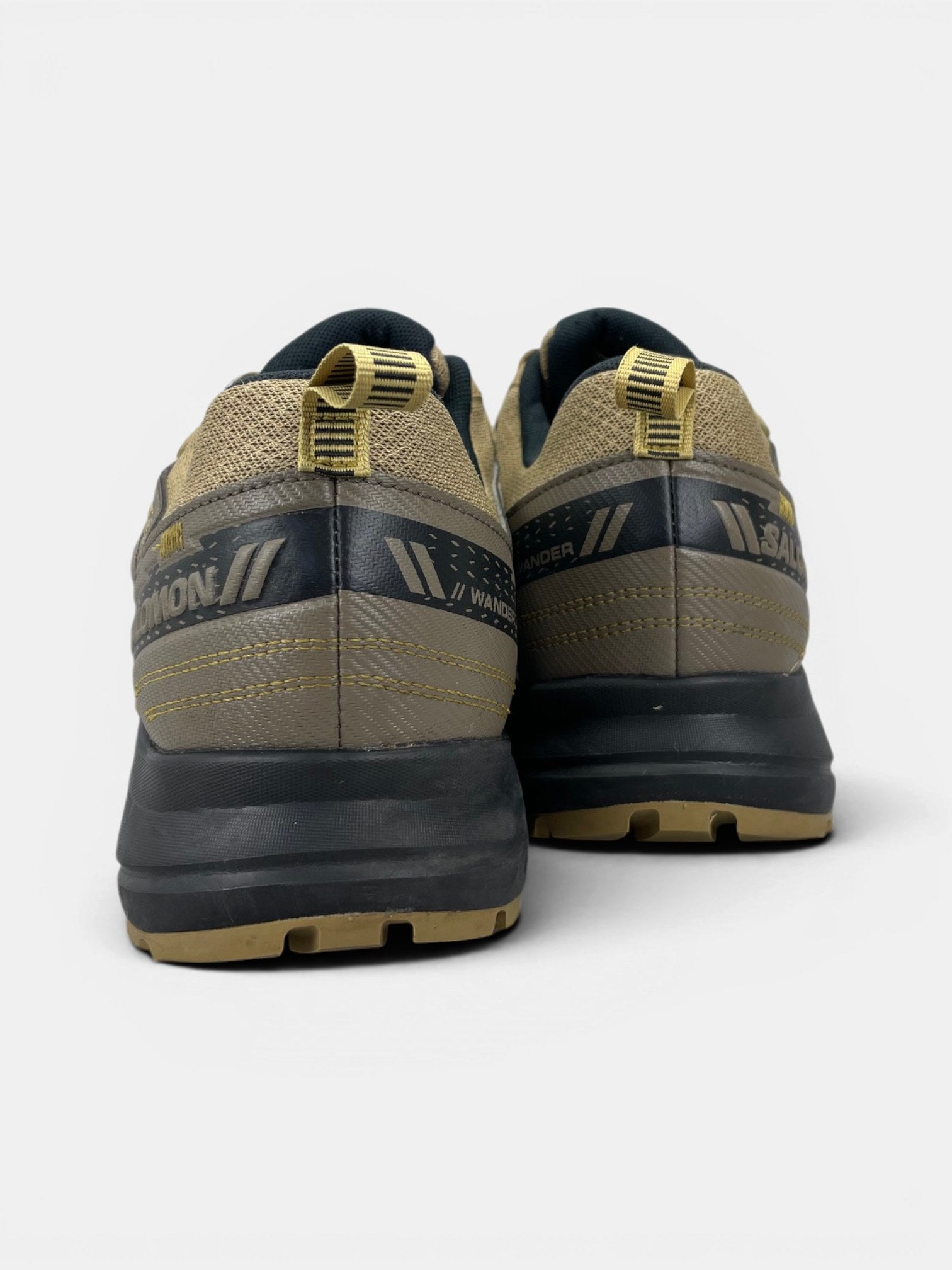 Salomon Wander GTX — buty sportowe męskie w bardzo dobrym stanie rozmiar 46, widok z tyłu