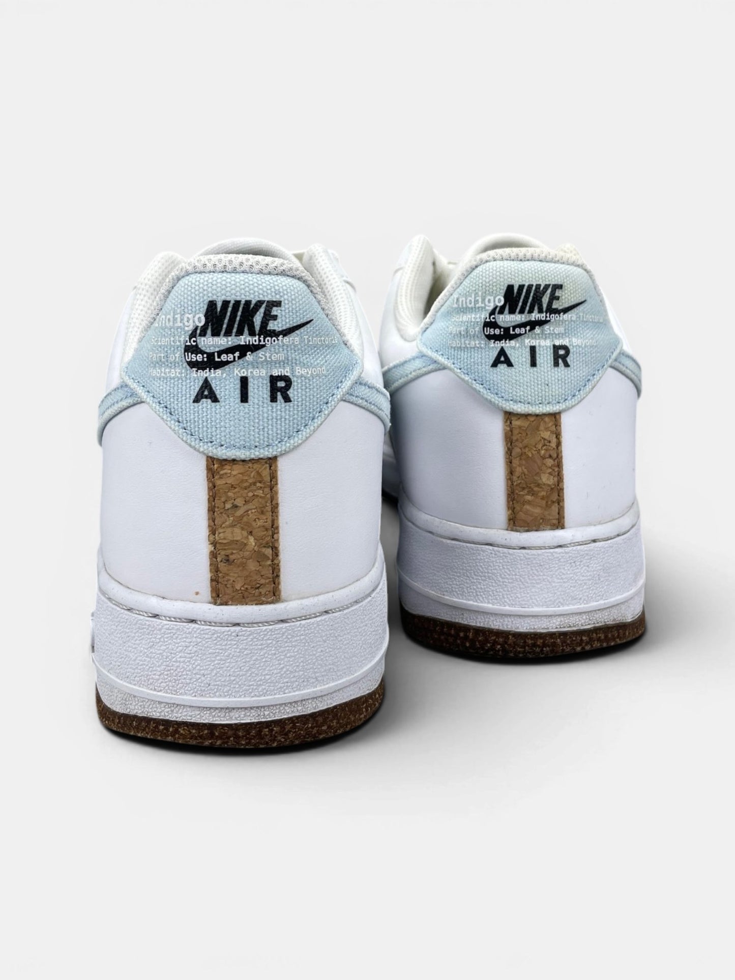 Nike Air Force 1 Low Indigo — buty sportowe męskie w bardzo dobrym stanie rozmiar 42.5, widok z tyłu