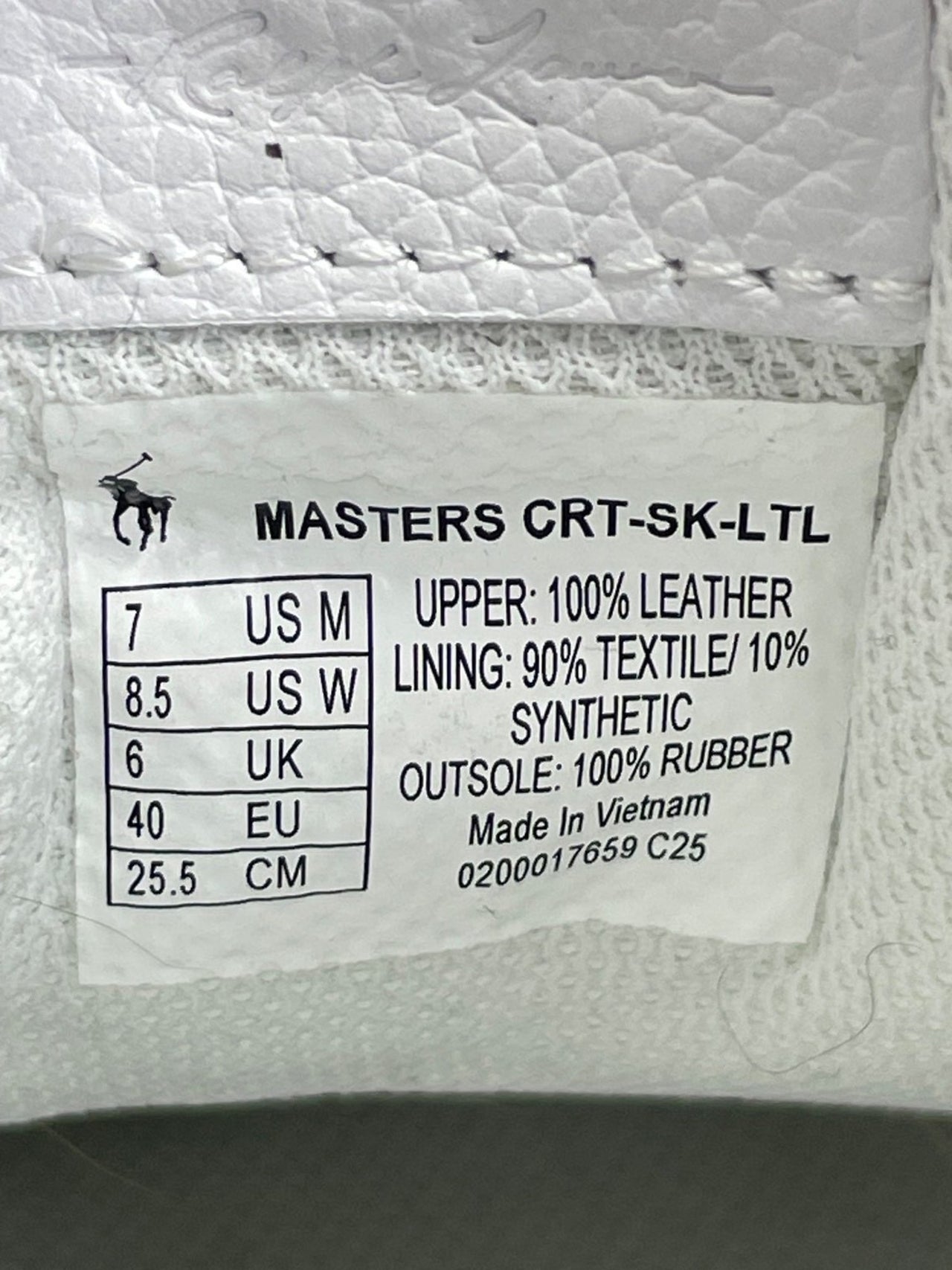 Polo Ralph Lauren Masters Crt — buty sportowe damskie w bardzo dobrym stanie rozmiar 40, opcjonalne zdjęcie 2