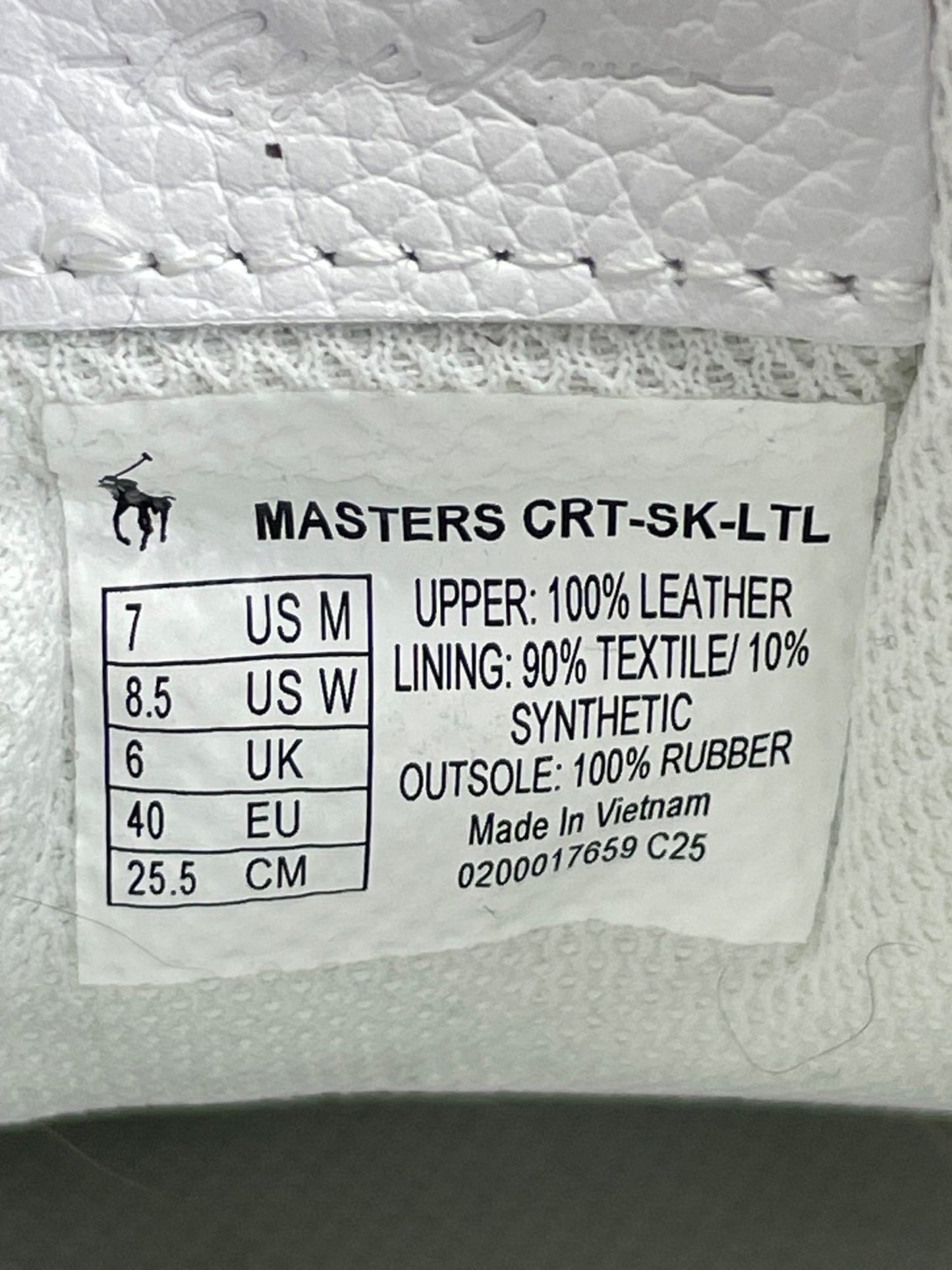 Polo Ralph Lauren Masters Crt — buty sportowe damskie w bardzo dobrym stanie rozmiar 40, opcjonalne zdjęcie 2