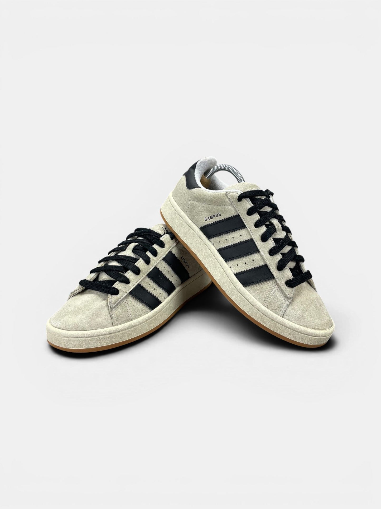 Adidas Campus 00s Crystal White Black — buty sportowe męskie w bardzo dobrym stanie rozmiar 41 1/3, boczny profil