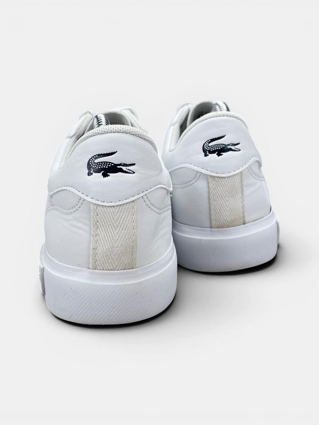 Lacoste Powercourt 0721 1 — buty sportowe damskie w bardzo dobrym stanie rozmiar 39, widok z tyłu