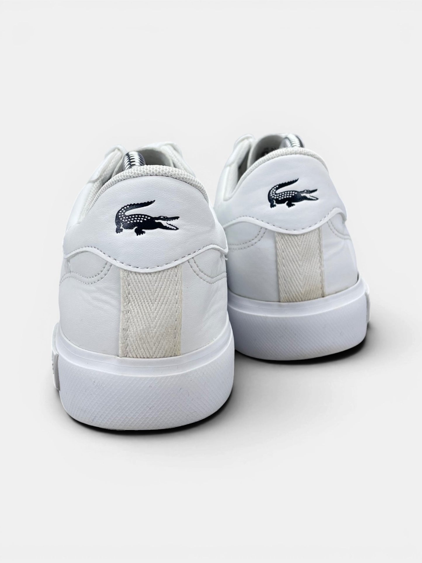 Lacoste Powercourt 0721 1 — buty sportowe damskie w bardzo dobrym stanie rozmiar 39, widok z tyłu