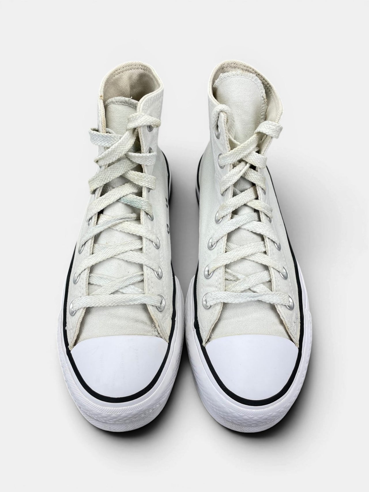 Converse Chuck Taylor All Star High Platform — buty sportowe damskie w bardzo dobrym stanie rozmiar 37.5, widok z góry