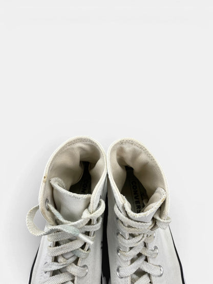 Converse Chuck Taylor All Star High Platform — buty sportowe damskie w bardzo dobrym stanie rozmiar 37.5, zapiętki butów