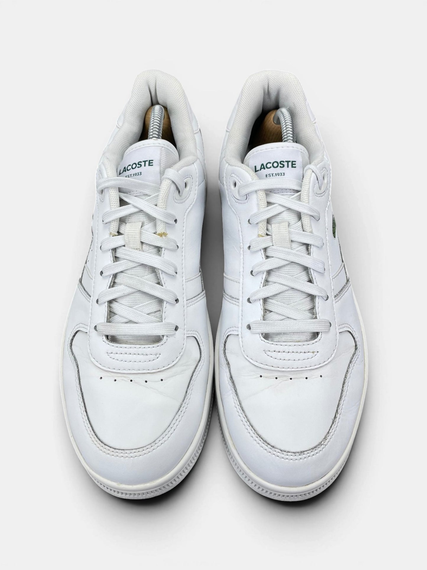 Lacoste T-Clip — buty sportowe męskie w bardzo dobrym stanie rozmiar 43, widok z góry