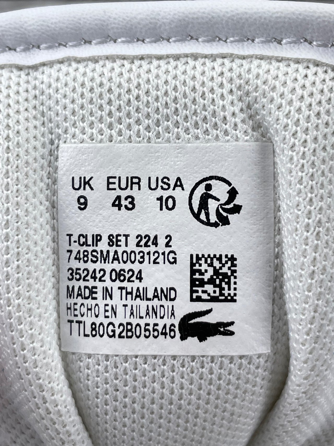 Lacoste T-Clip — buty sportowe męskie w bardzo dobrym stanie rozmiar 43, opcjonalne zdjęcie 2