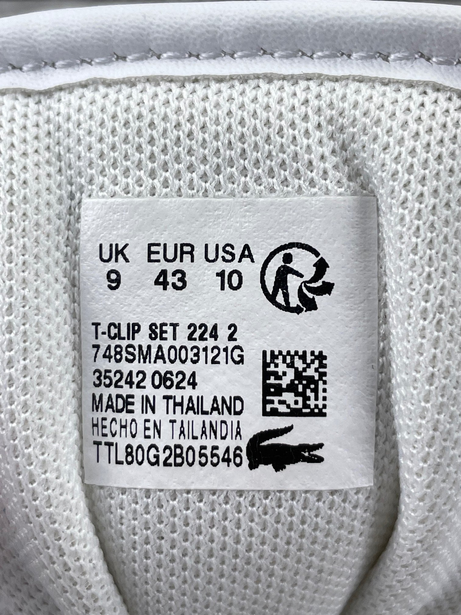 Lacoste T-Clip — buty sportowe męskie w bardzo dobrym stanie rozmiar 43, opcjonalne zdjęcie 2
