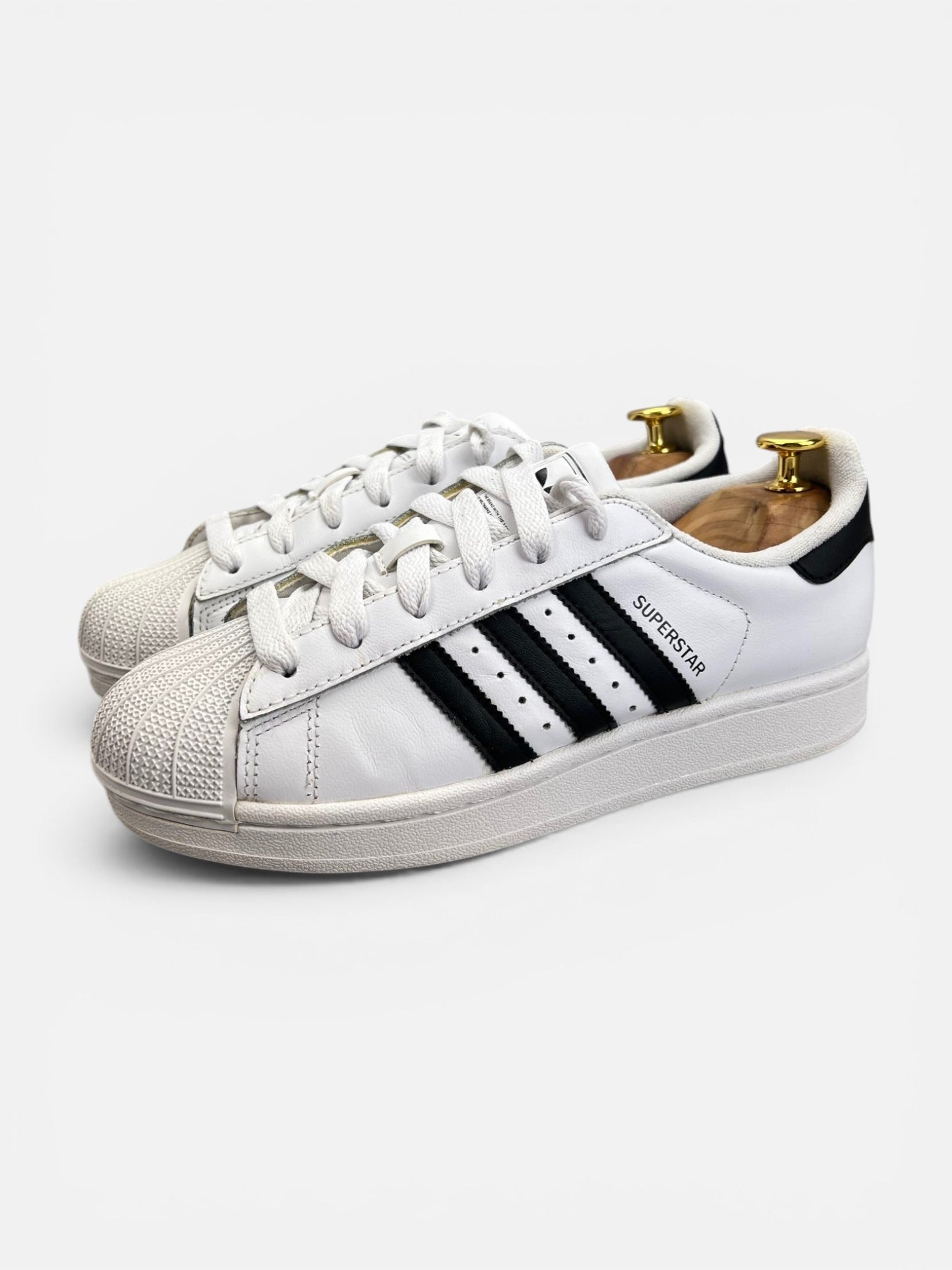 Adidas Superstar II Cloud White Black - buty sportowe, widok z boku