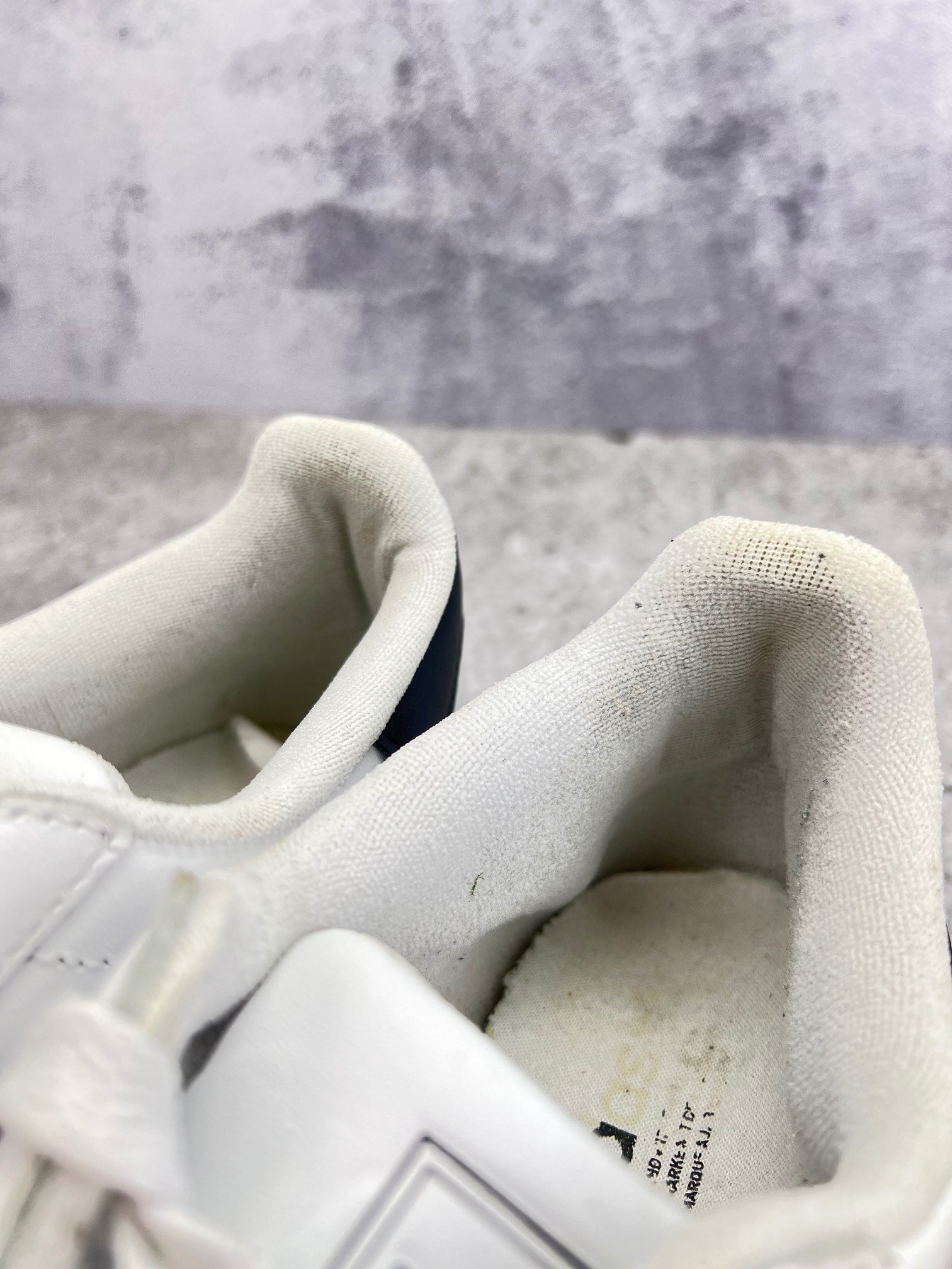 Adidas Superstar II Cloud White Black - buty sportowe, zapiętki butów