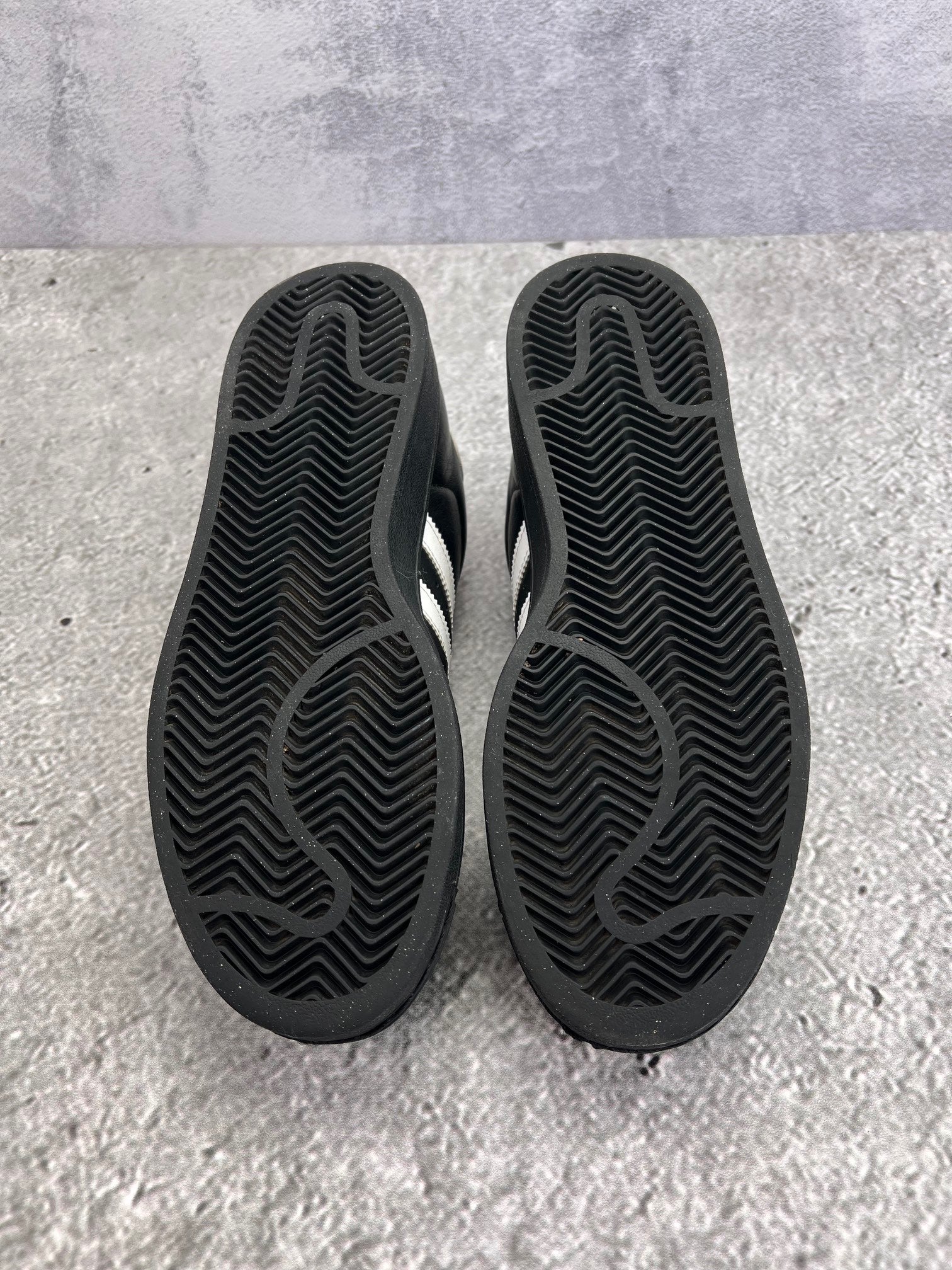 adidas Superstar II Black White - buty sportowe, widok z tyłu