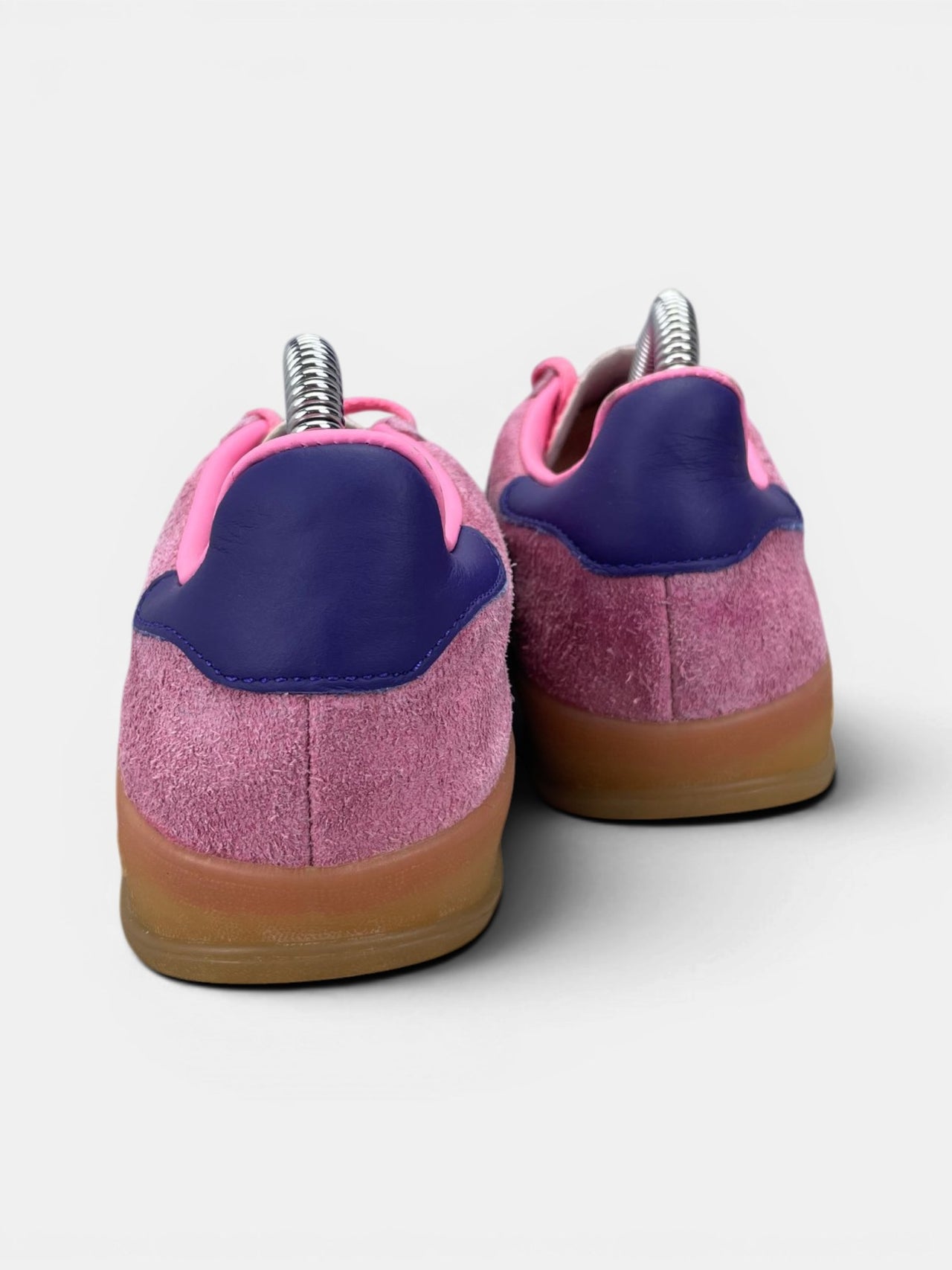 Adidas Gazelle Indoor Bliss Pink Purple — buty sportowe damskie w bardzo dobrym stanie rozmiar 36, widok z tyłu