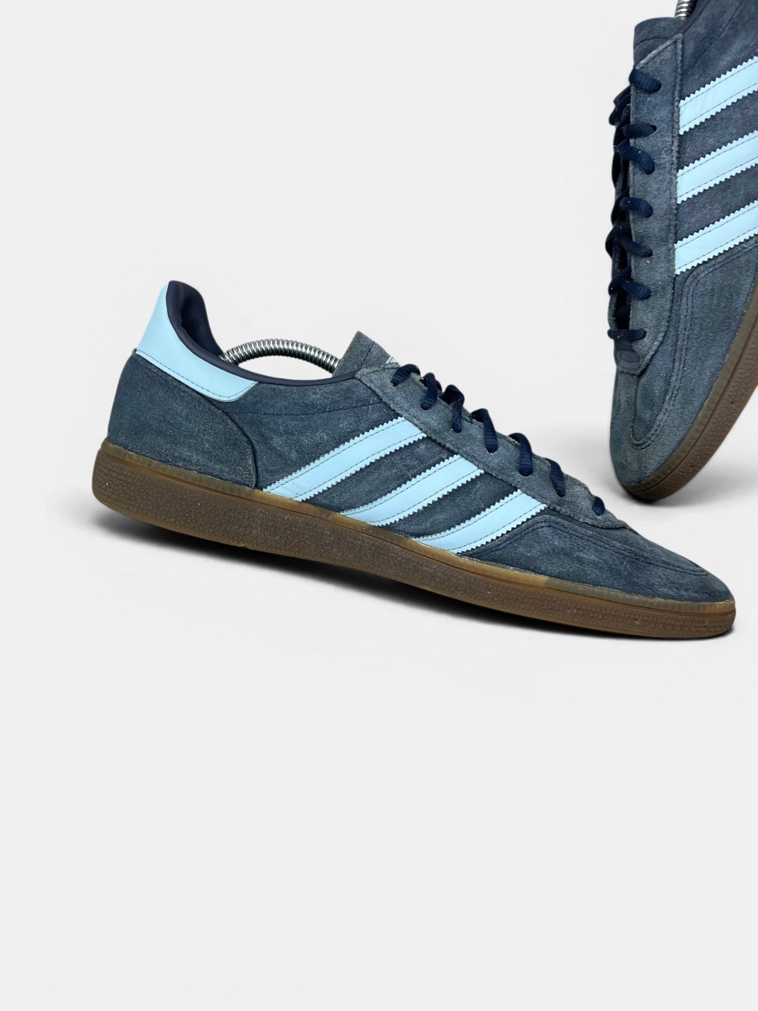 Adidas Spezial Collegiate Navy — buty sportowe męskie w bardzo dobrym stanie rozmiar 46 2/3, wewnętrzny panel lewego buta