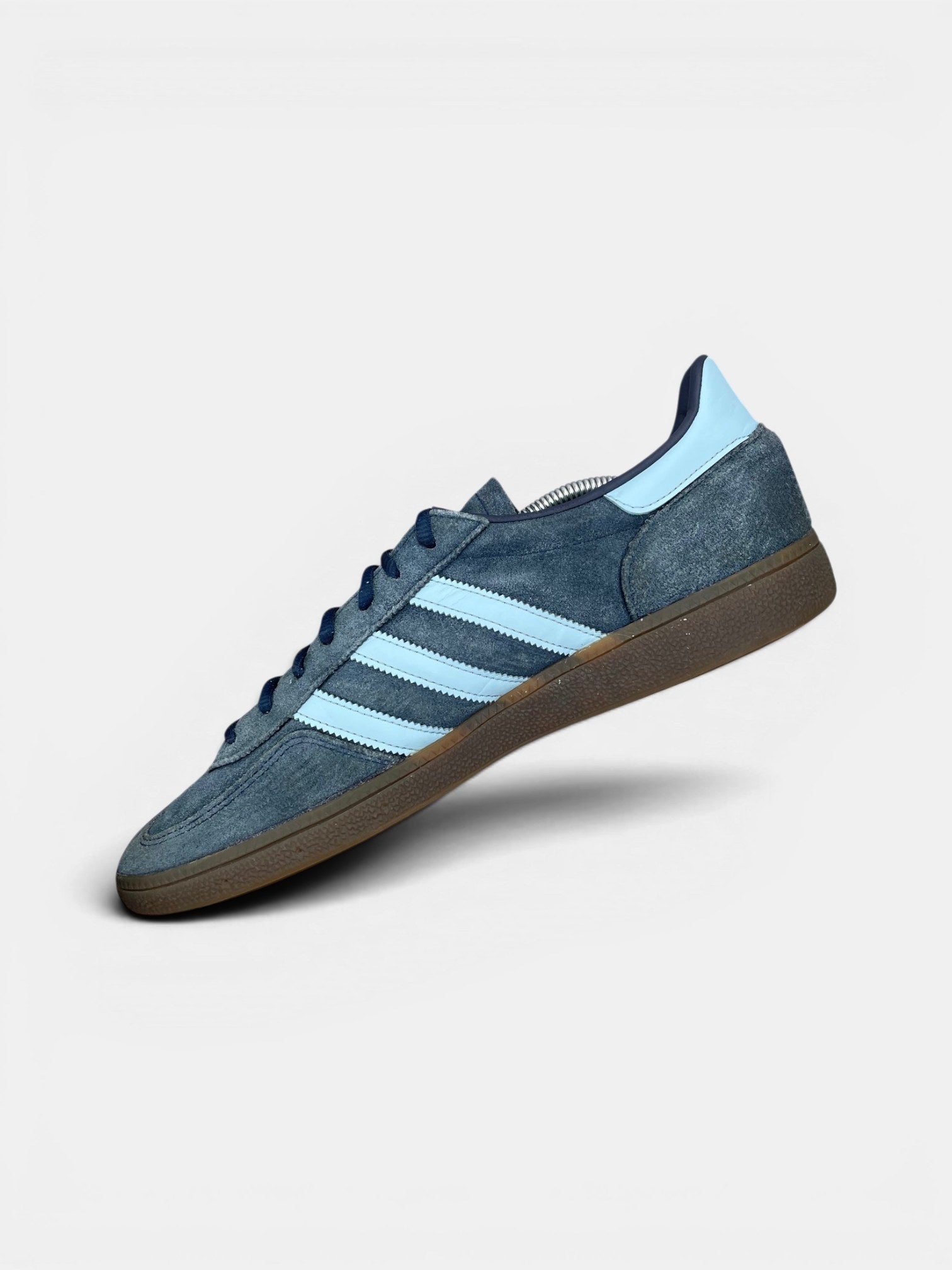 Adidas Spezial Collegiate Navy — buty sportowe męskie w bardzo dobrym stanie rozmiar 46 2/3, wewnętrzny panel prawego buta