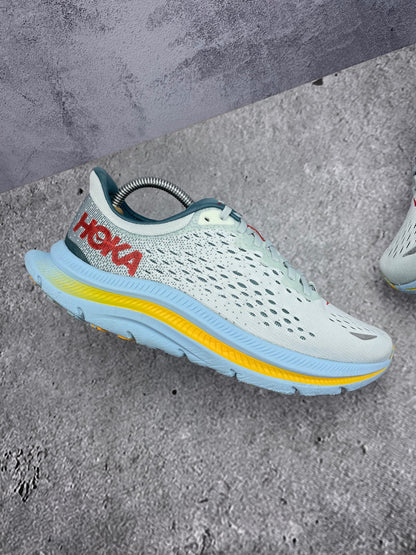 Hoka Kawana Ice Flow Goblin Blue - buty sportowe, zewnętrzny panel lewego buta