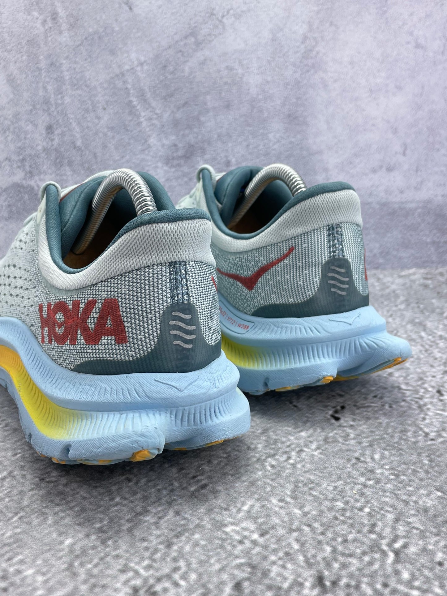 Hoka Kawana Ice Flow Goblin Blue - buty sportowe, widok z tyłu