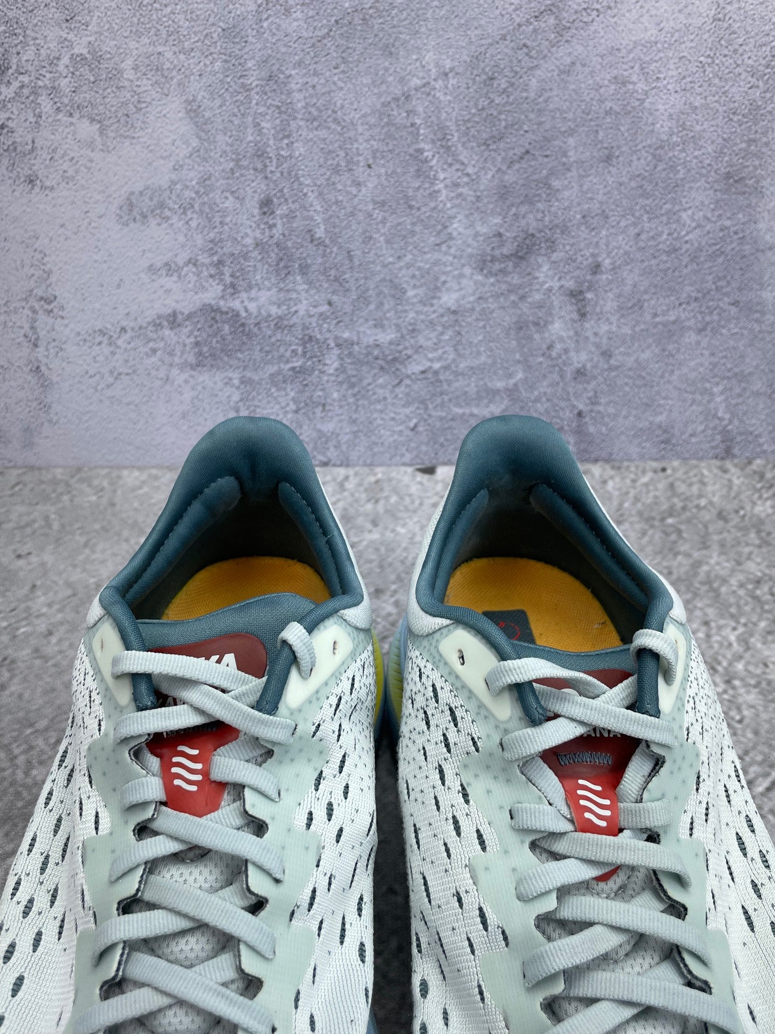 Hoka Kawana Ice Flow Goblin Blue - buty sportowe, zapiętki butów