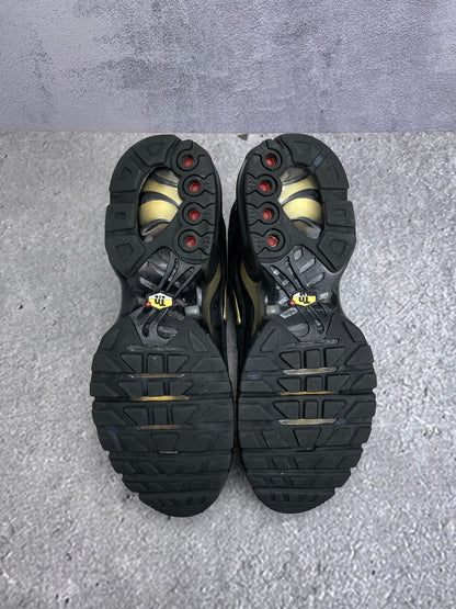 Nike Air Max Plus Black Metallic Gold - buty sportowe, podeszwa