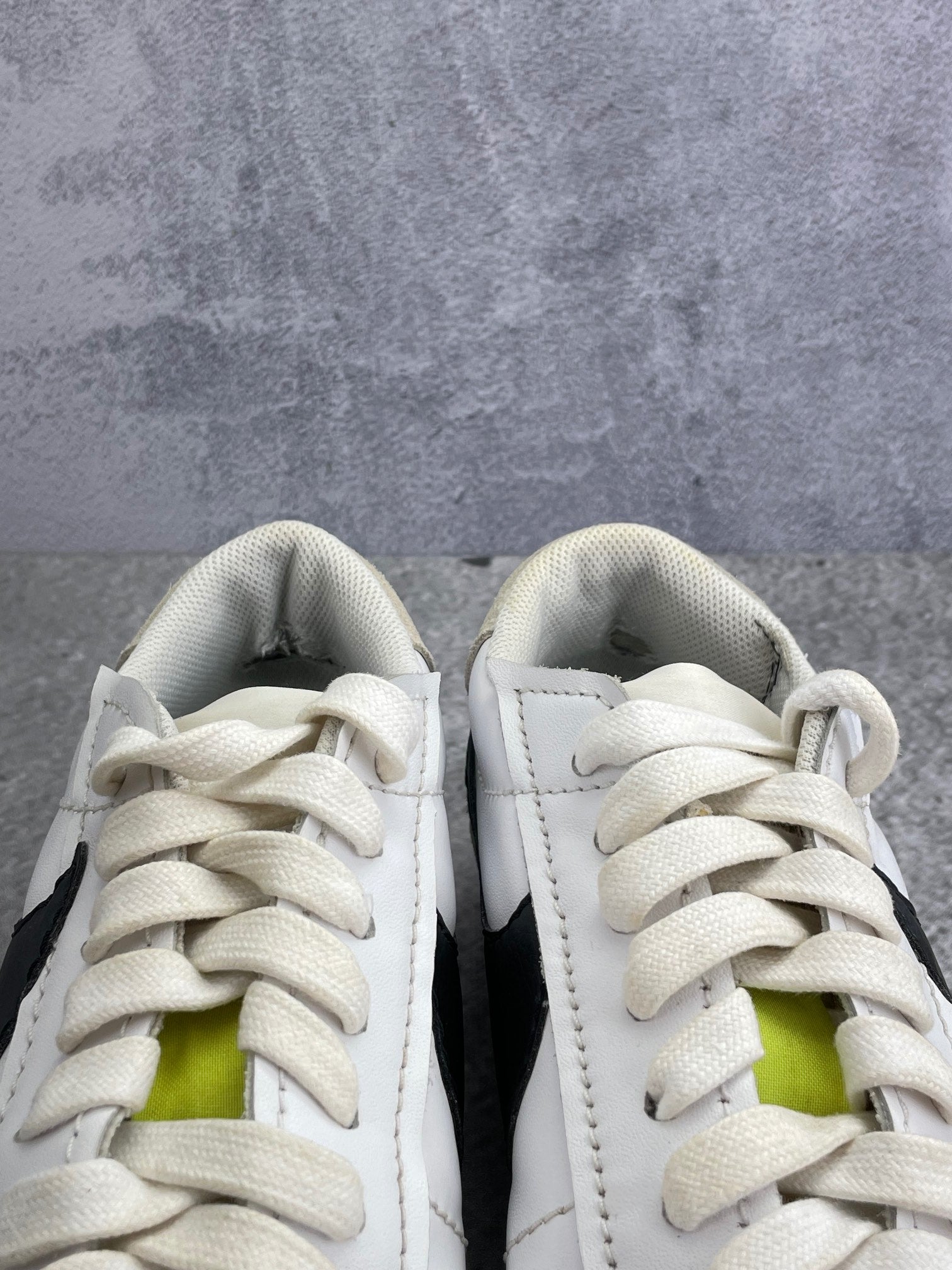 Nike Blazer Low '77 Jumbo White Black Sail - buty sportowe, zapiętki butów