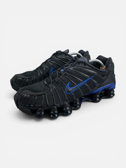 Nike Shox TL Black Racer Blue - buty sportowe, widok z boku