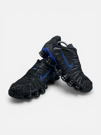 Nike Shox TL Black Racer Blue - buty sportowe, boczny profil