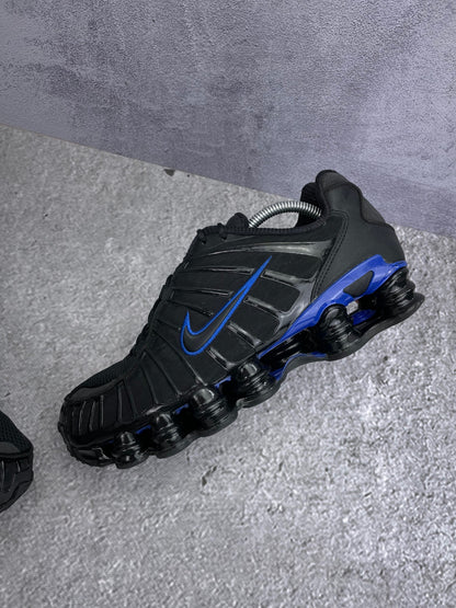 Nike Shox TL Black Racer Blue - buty sportowe, widok z góry na wewnętrzną stronę butów