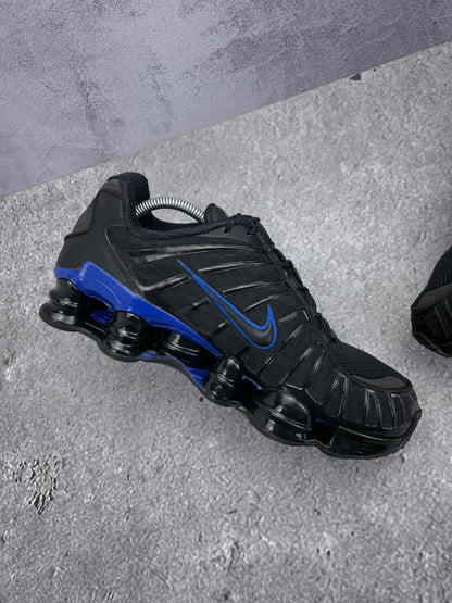 Nike Shox TL Black Racer Blue - buty sportowe, wewnętrzny panel lewego buta