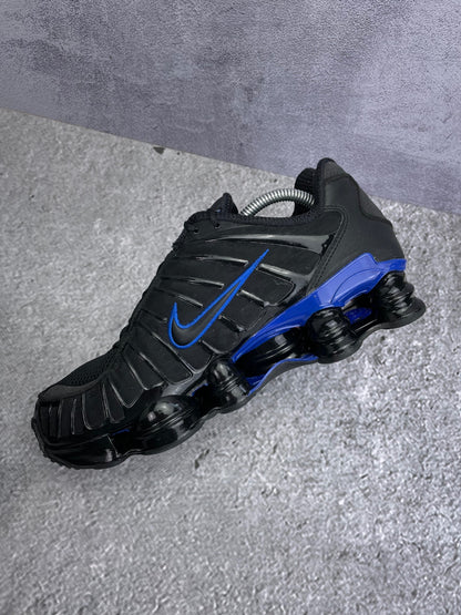Nike Shox TL Black Racer Blue - buty sportowe, wewnętrzny panel prawego buta