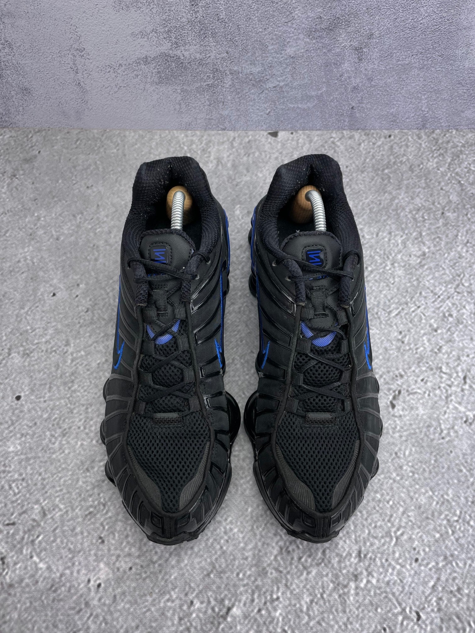 Nike Shox TL Black Racer Blue - buty sportowe, widok z góry