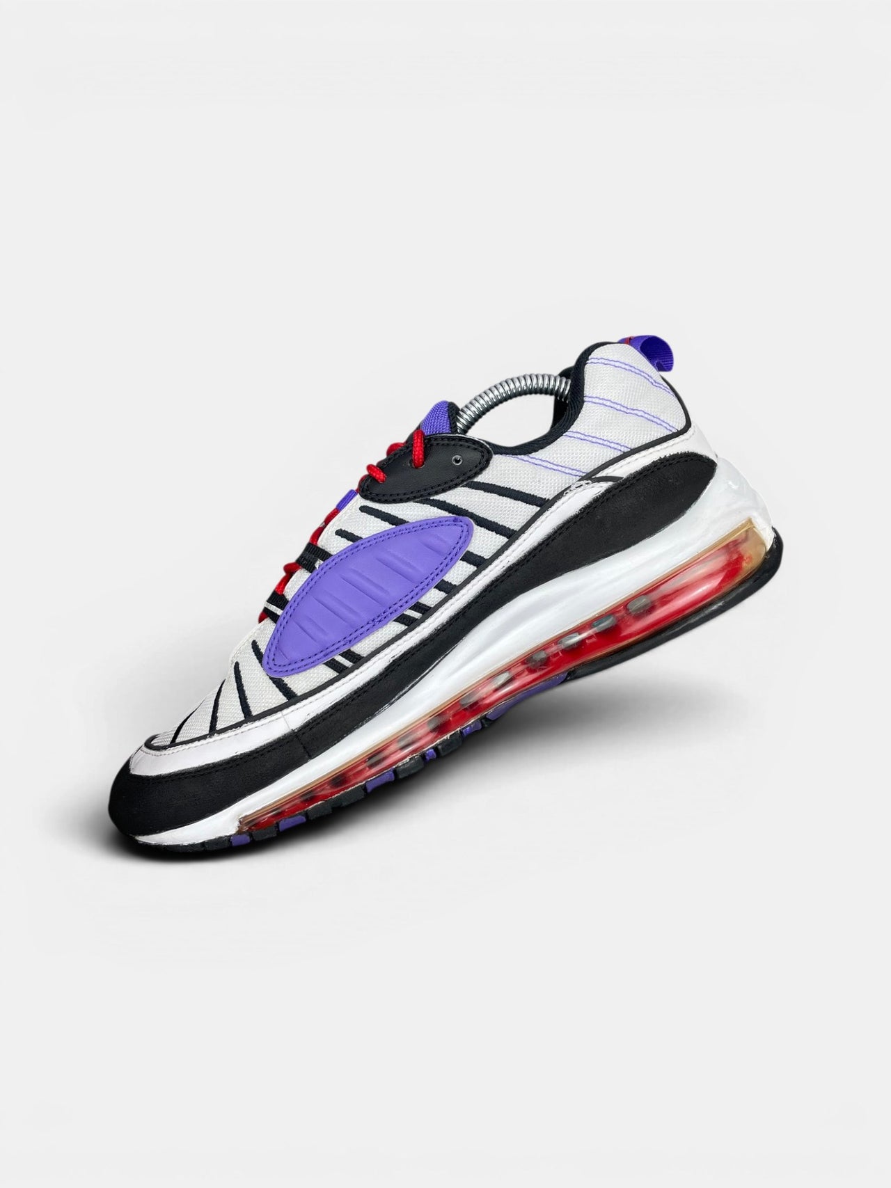 Nike Air Max 98 Raptors — buty sportowe męskie w bardzo dobrym stanie rozmiar 42.5, wewnętrzny panel prawego buta
