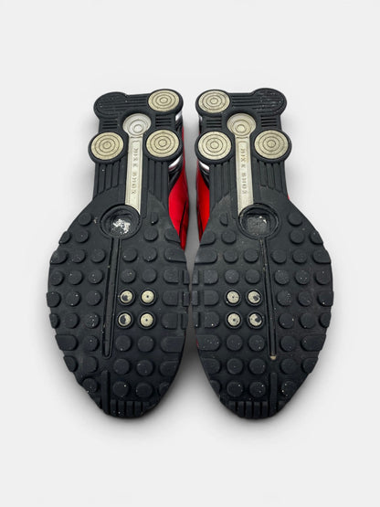 Nike Shox R4 Black/Red — buty sportowe męskie w bardzo dobrym stanie rozmiar 44, podeszwa