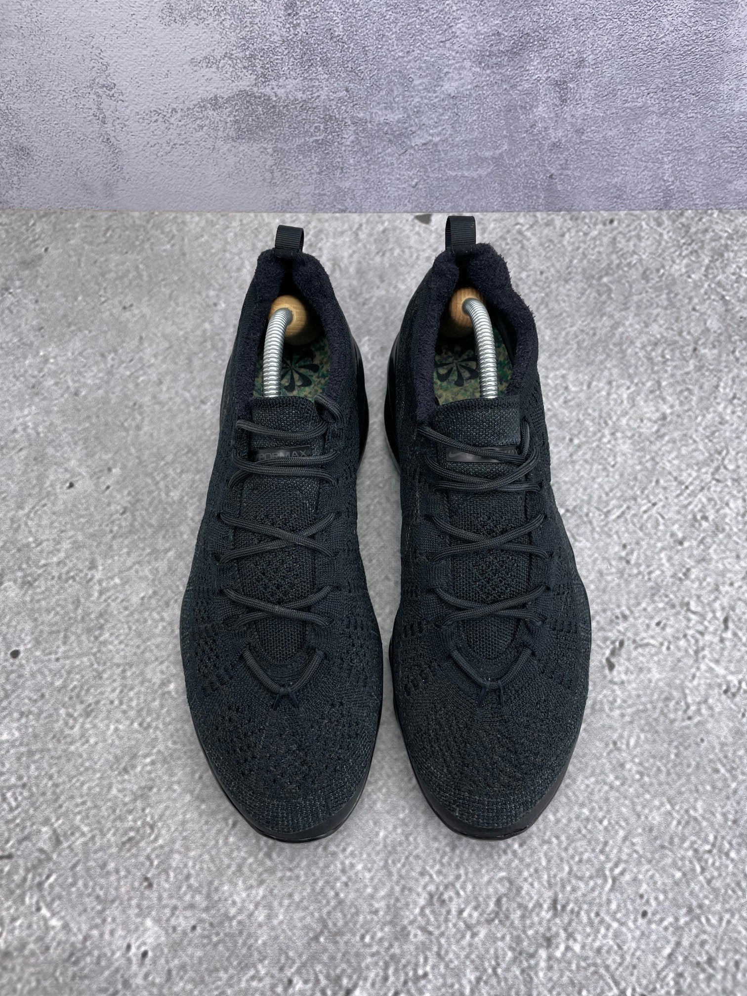 Nike Air VaporMax 2023 Flyknit Triple Black - buty sportowe, widok z góry