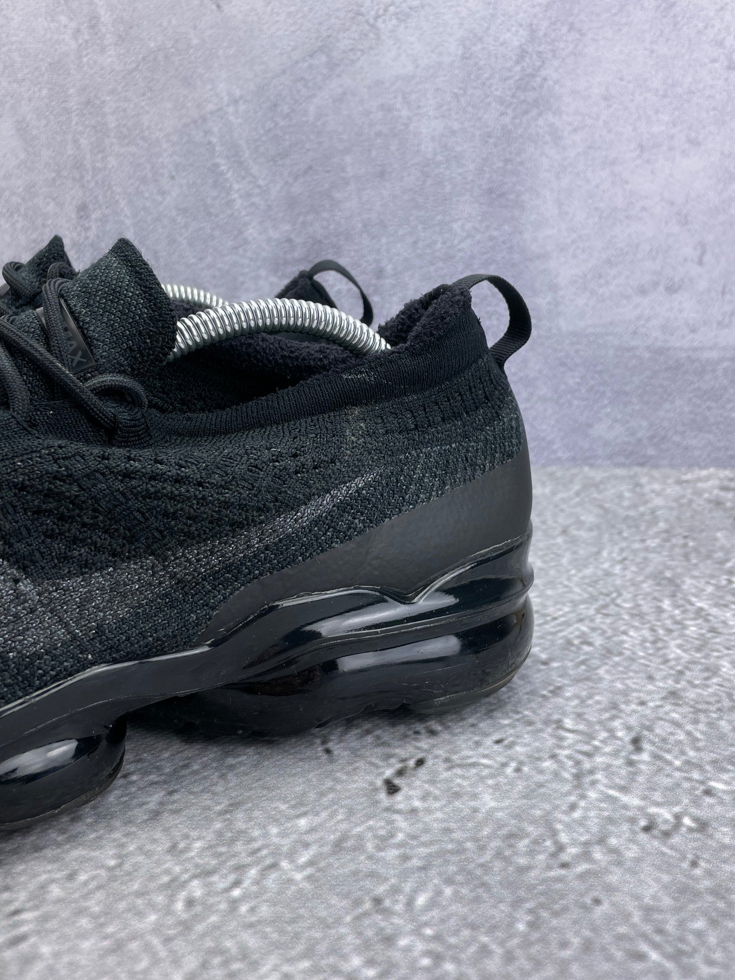 Nike Air VaporMax 2023 Flyknit Triple Black - buty sportowe, opcjonalne zdjęcie 1