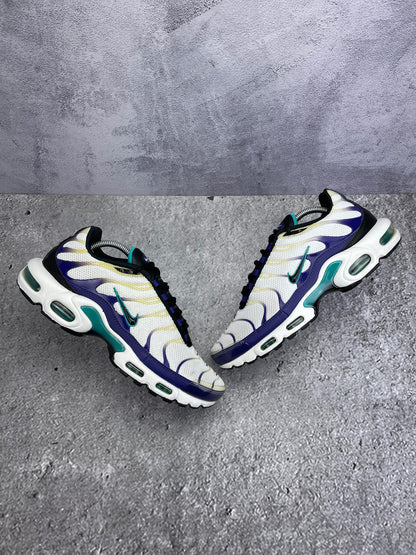 Nike Air Max Plus Grape - buty sportowe, widok z góry na zewnętrzną stronę butów