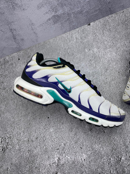 Nike Air Max Plus Grape - buty sportowe, wewnętrzny panel lewego buta